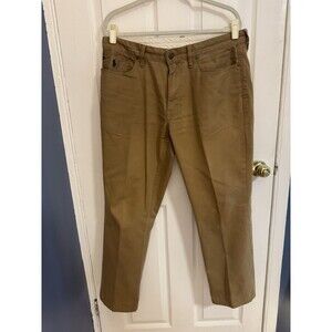 Polo Ralph Lauren Vintage Authentic Dungarees Men’s 35x30 Beige Jeans Cotton